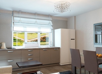 Новостройка "белый куб"